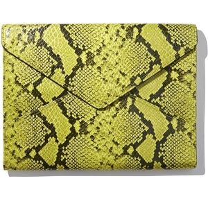 🌻2/$25🌻Sonix Faux Snakeskin Leather Laptop Case Padded Envelope‎ Sleeve.